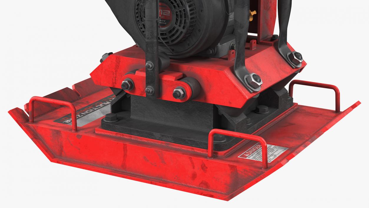 WEN 56035T Vibratory Plate Compactor Dirty 3D