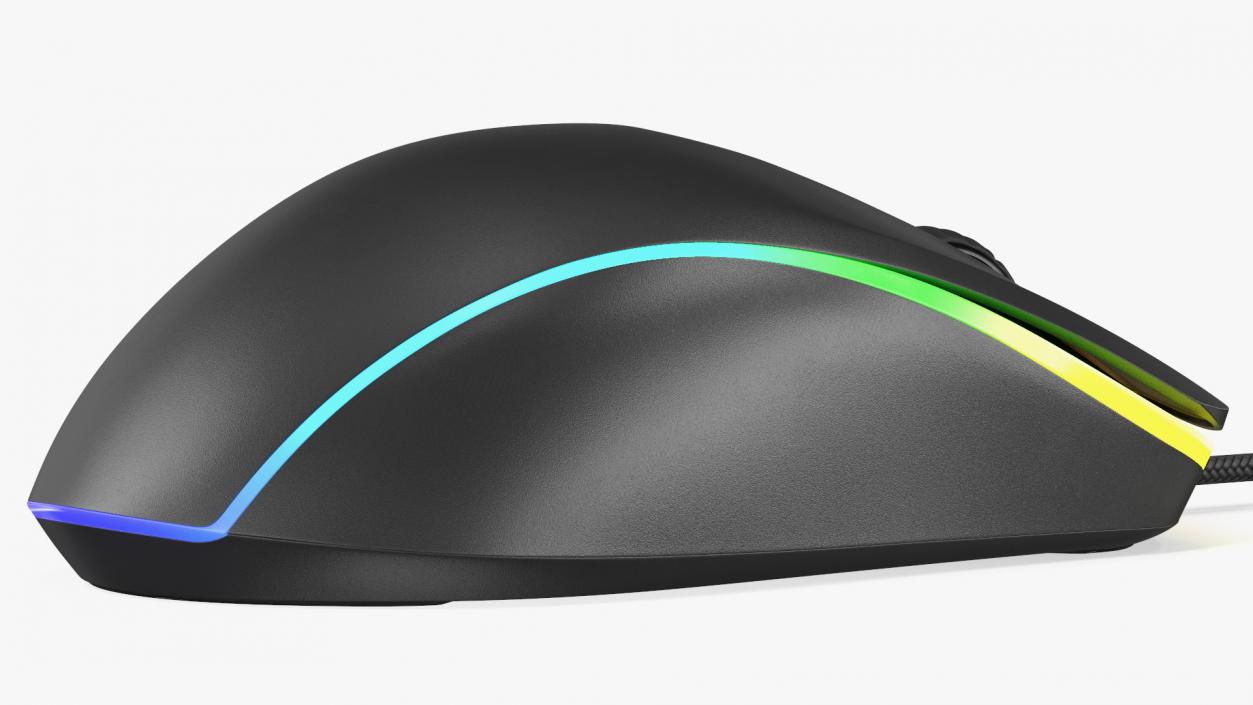 Wired RGB Gaming Mouse 3D