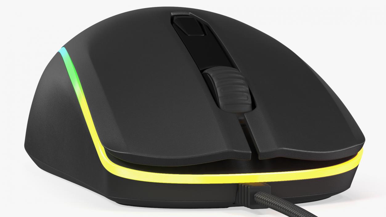 Wired RGB Gaming Mouse 3D