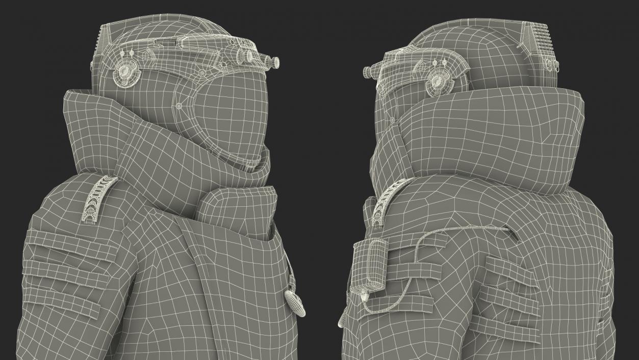 Man in EOD 10 Bomb Suit Stand Pose 3D model