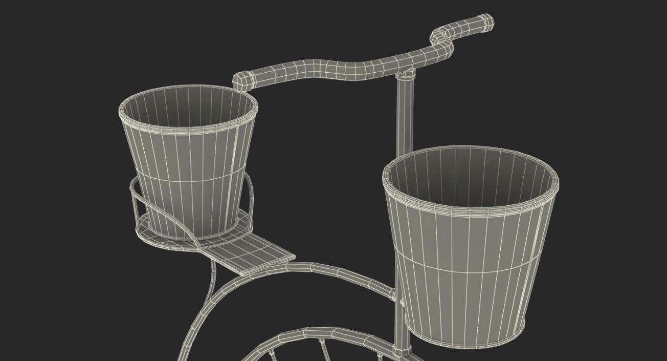 Bicycle Plant Stand 3D model