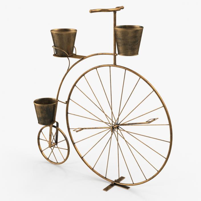 Bicycle Plant Stand 3D model