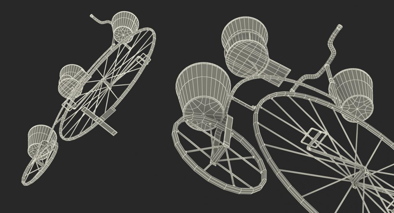 Bicycle Plant Stand 3D model