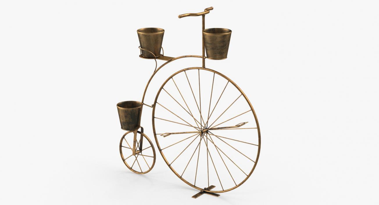 Bicycle Plant Stand 3D model