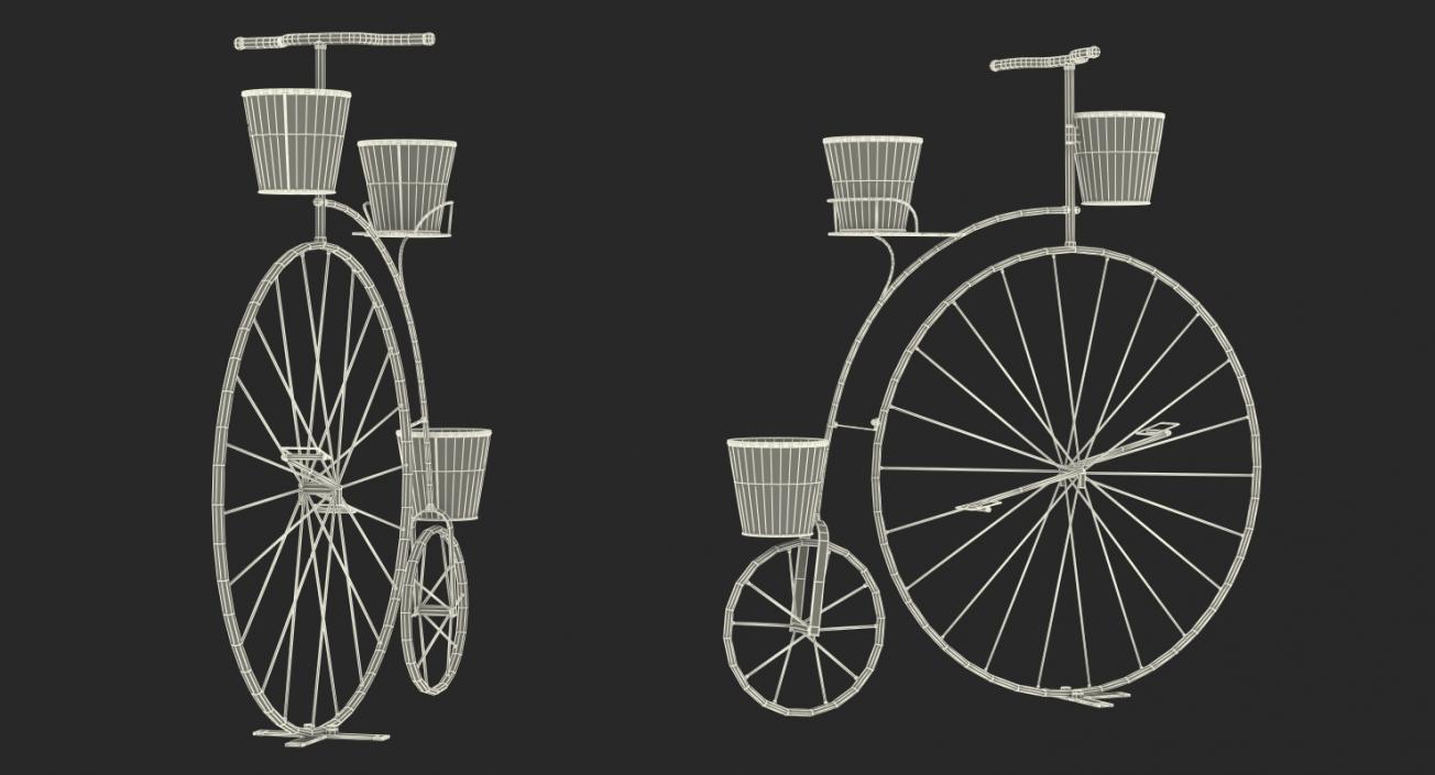 Bicycle Plant Stand 3D model