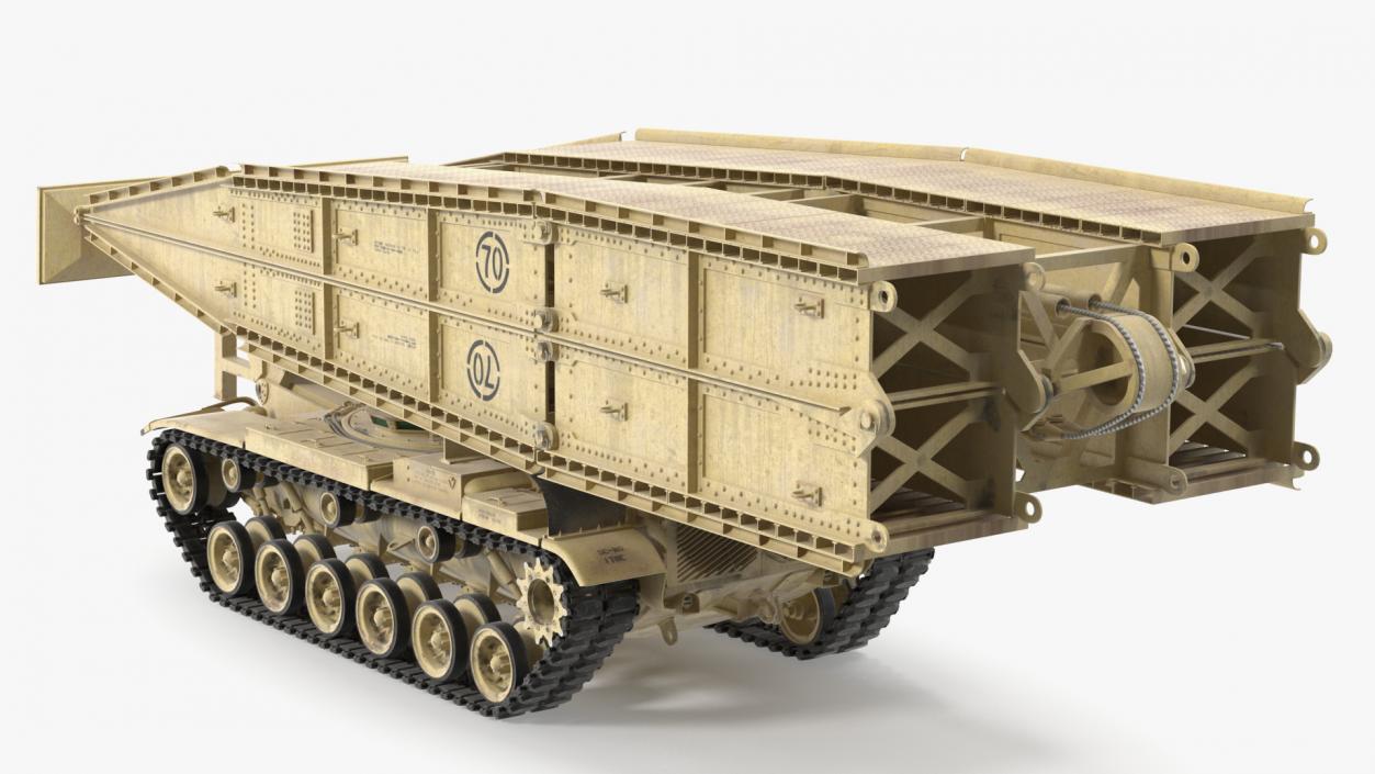 3D M60 A1 AVLB Armored Bridge