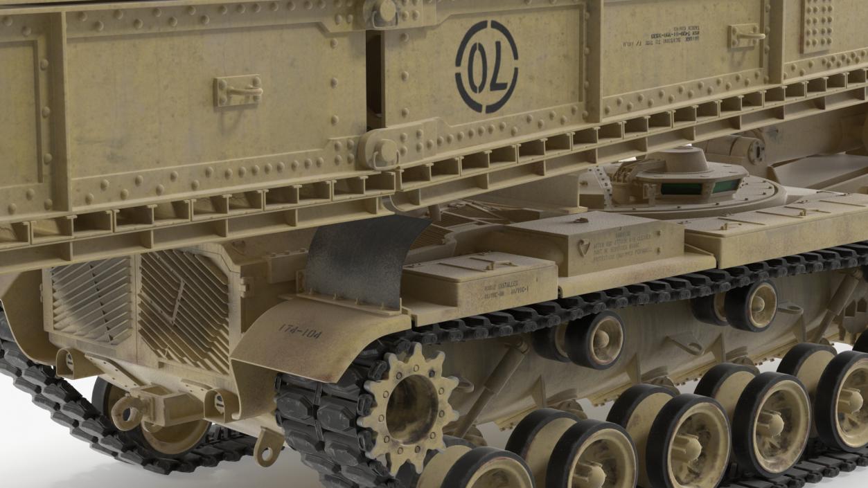 3D M60 A1 AVLB Armored Bridge