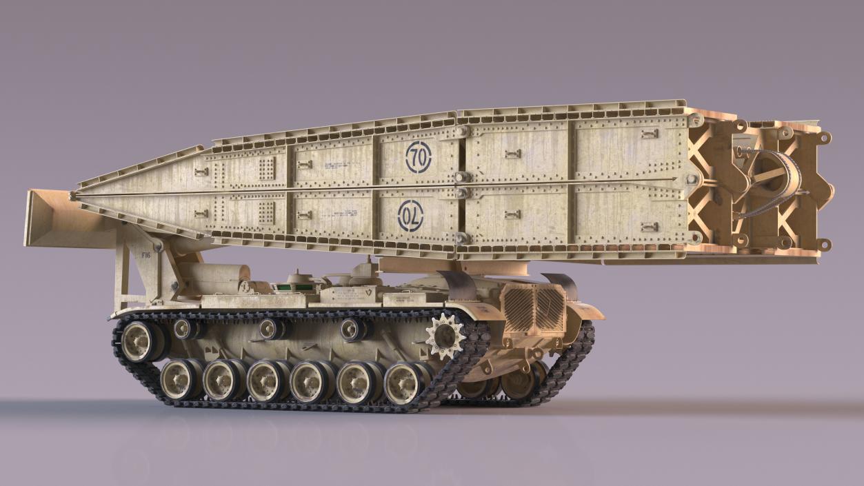 3D M60 A1 AVLB Armored Bridge