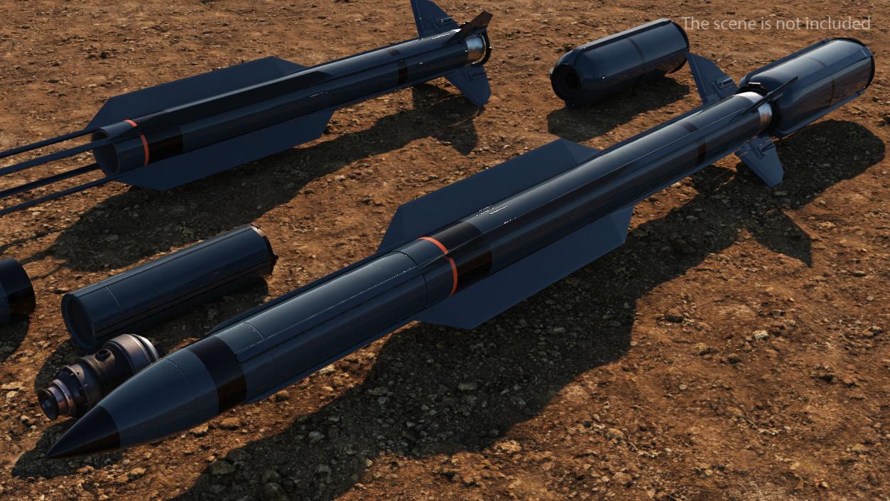 3D model SAM Missile Set