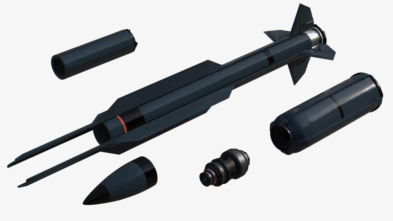 3D model SAM Missile Set