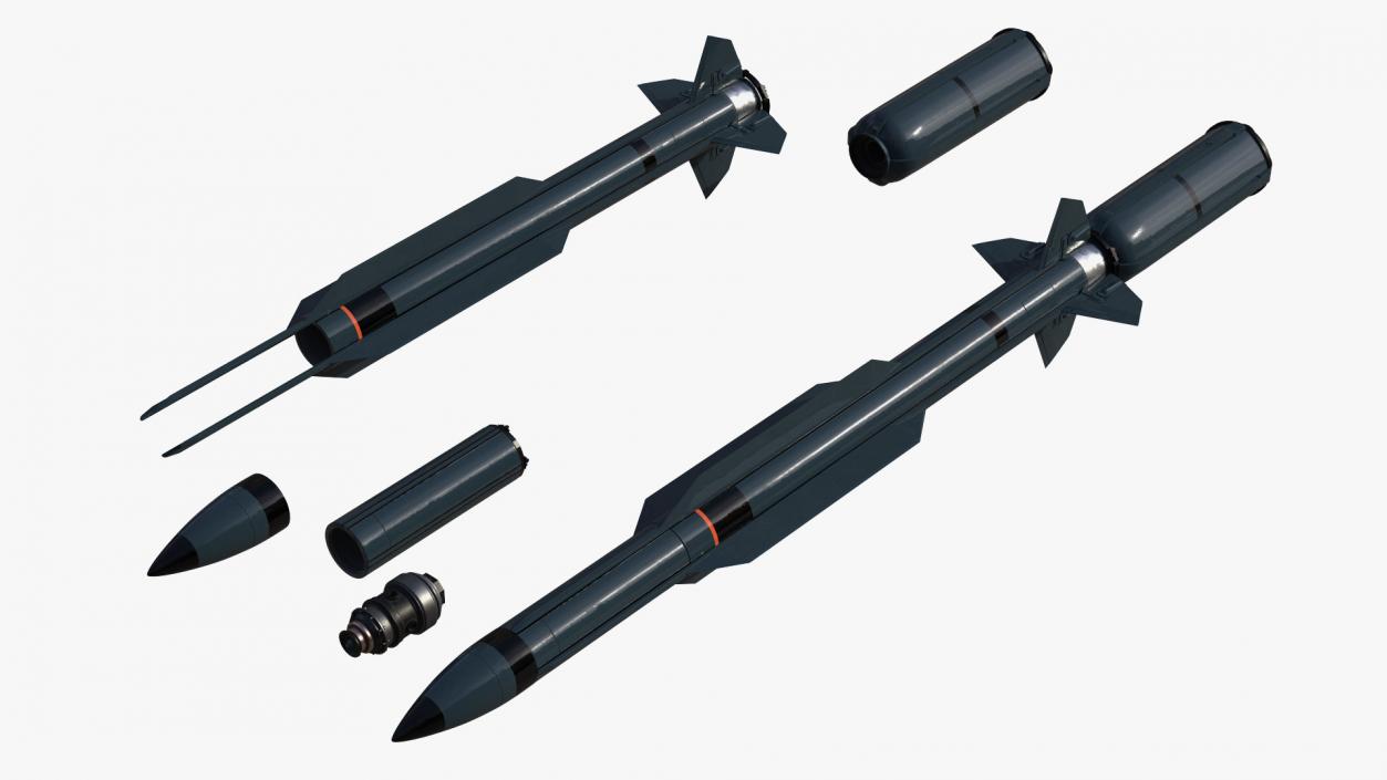 3D model SAM Missile Set