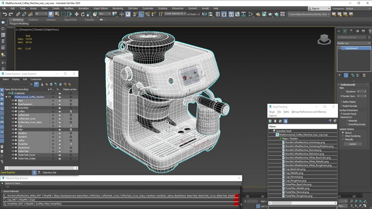 3D model Multifunctional Coffee Machine