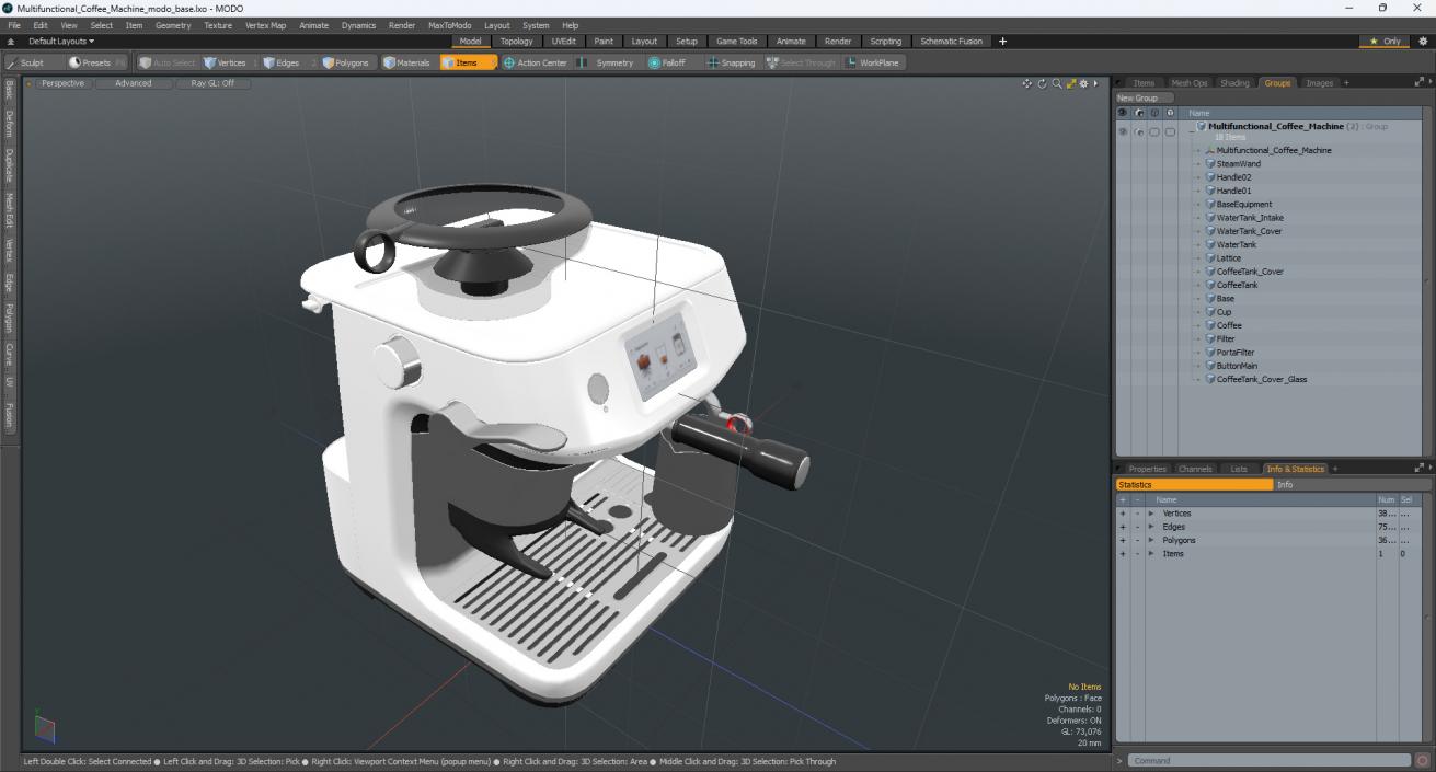 3D model Multifunctional Coffee Machine