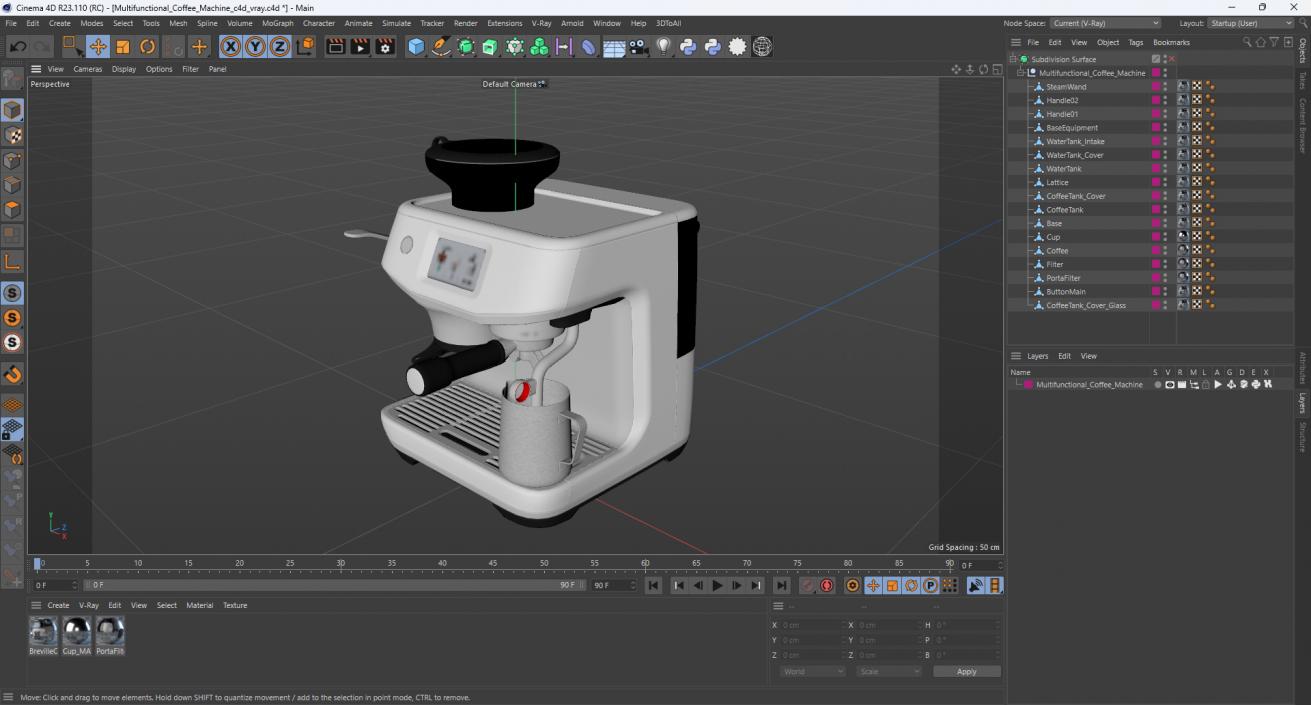 3D model Multifunctional Coffee Machine