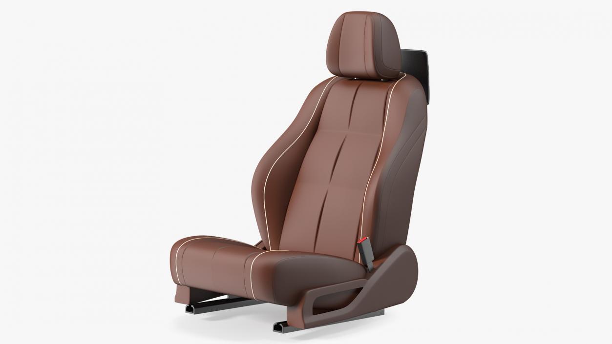 3D Luxury Car Front Seat