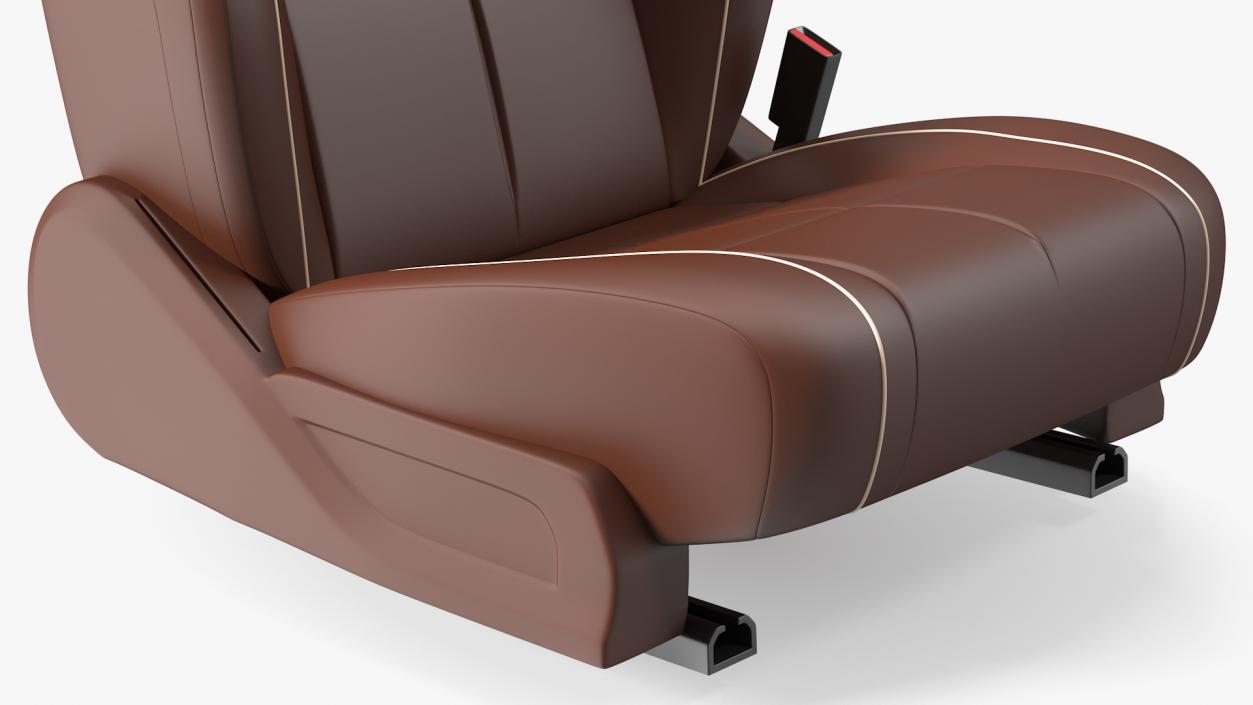 3D Luxury Car Front Seat