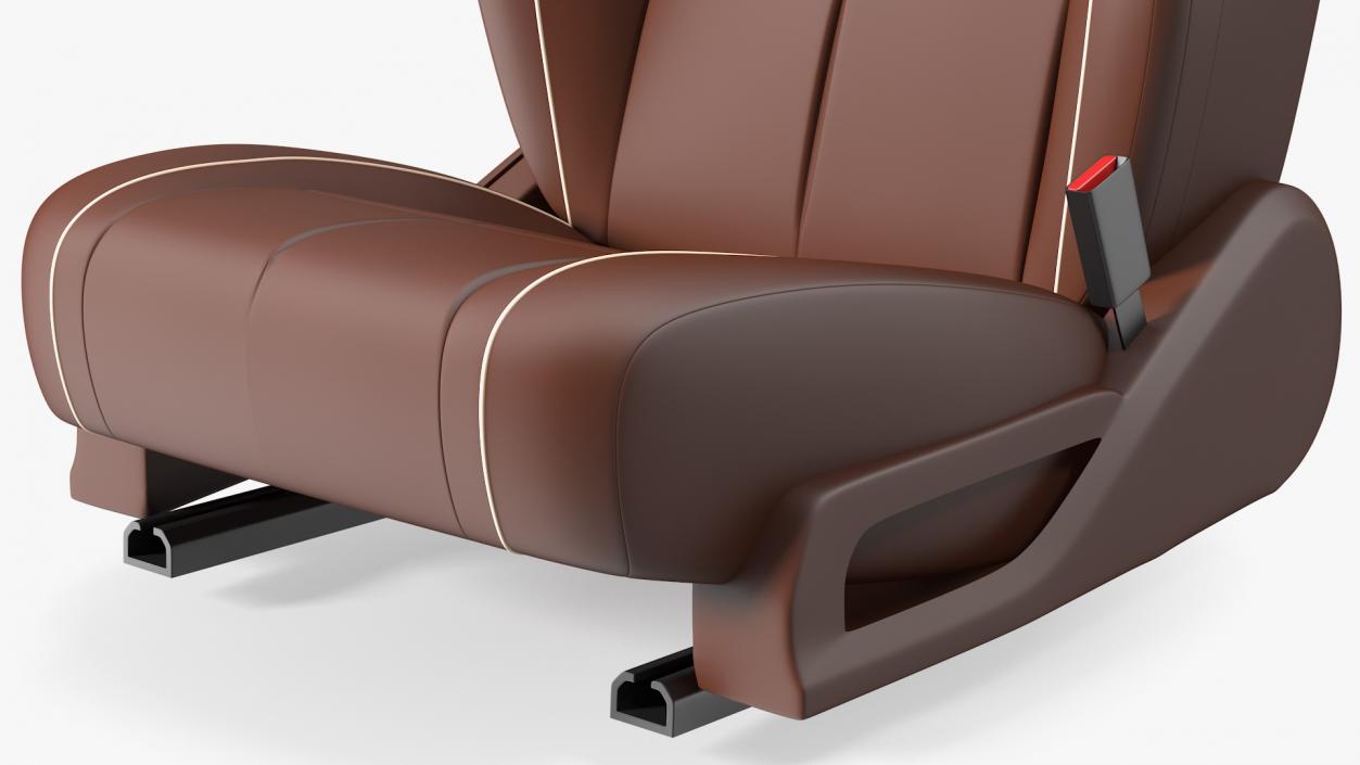 3D Luxury Car Front Seat