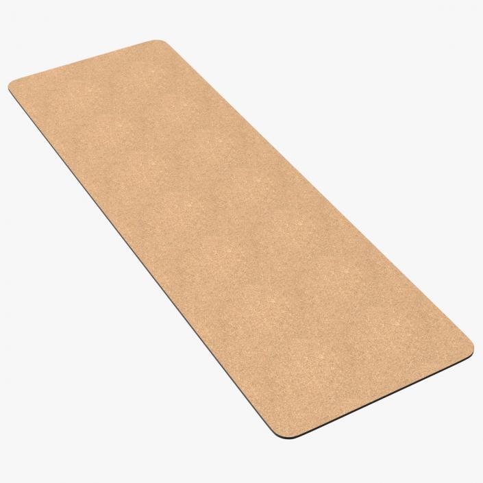 3D model Yoga Mat Unwrap Cork