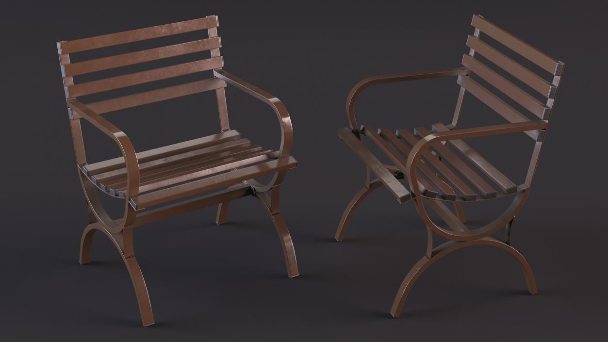 3D model Outdoor Garden Furniture Collection