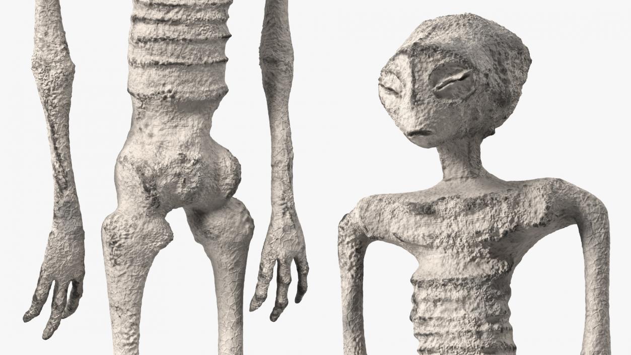 3D Alien Mummy