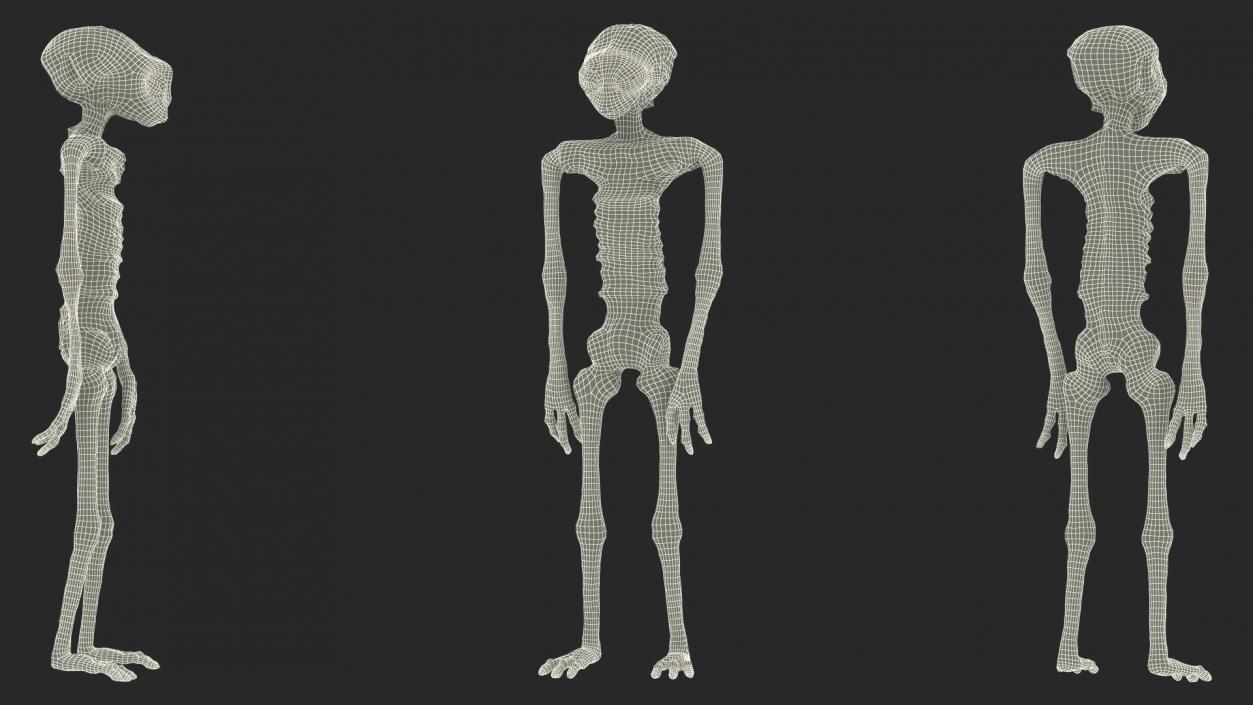 3D Alien Mummy