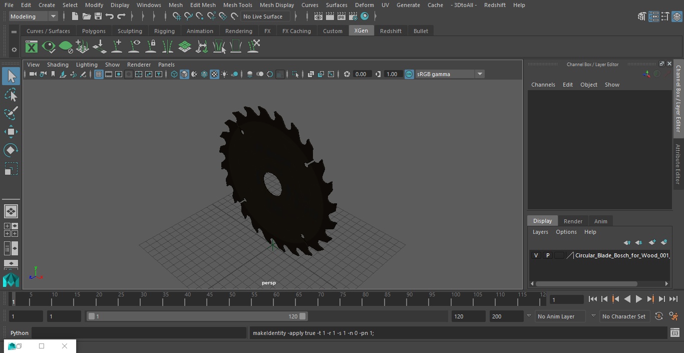 Circular Blade Bosch for Wood 3D model