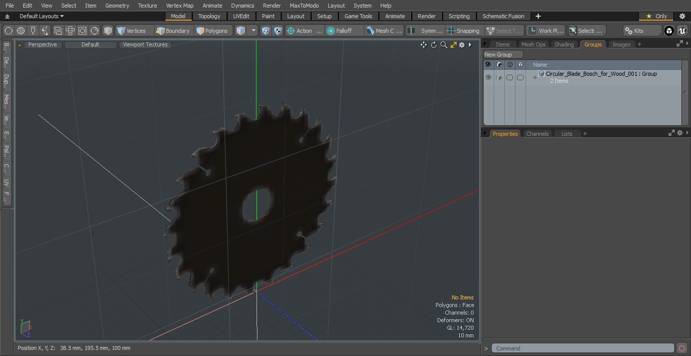 Circular Blade Bosch for Wood 3D model