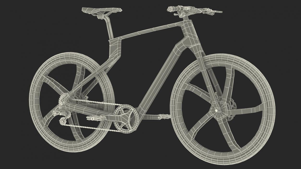 Rigged Electric Bikes Collection 3D