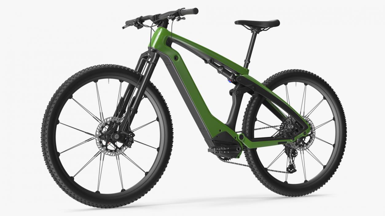 Rigged Electric Bikes Collection 3D