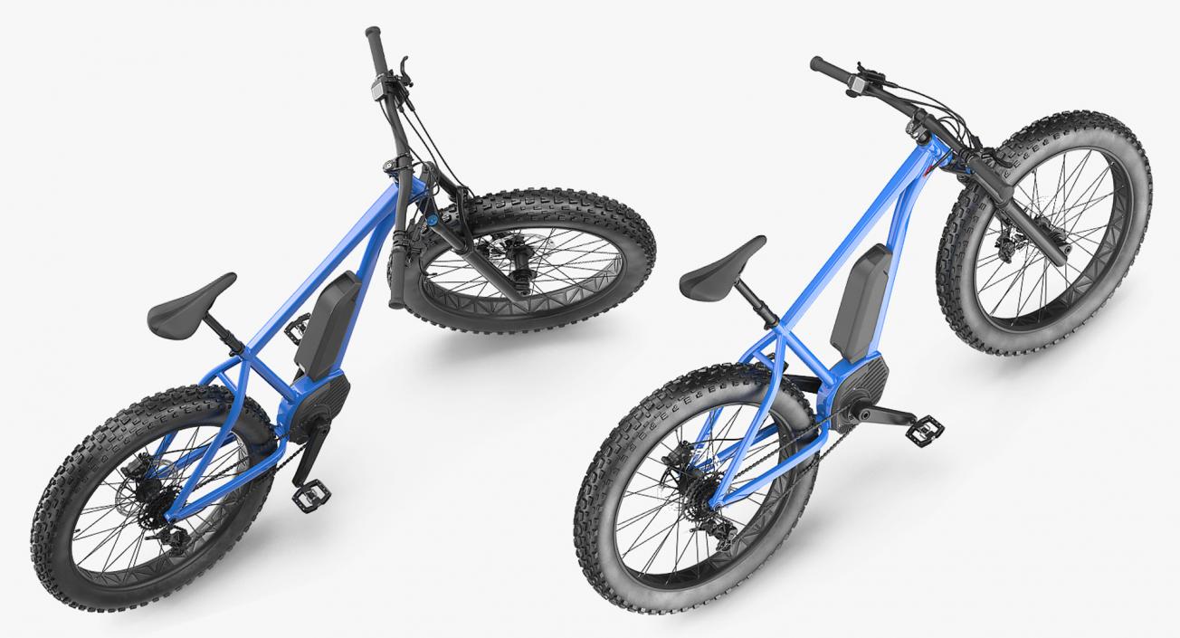 Rigged Electric Bikes Collection 3D