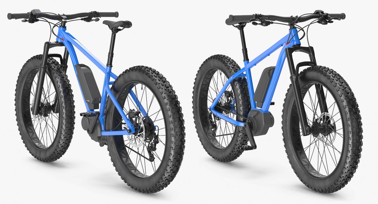 Rigged Electric Bikes Collection 3D