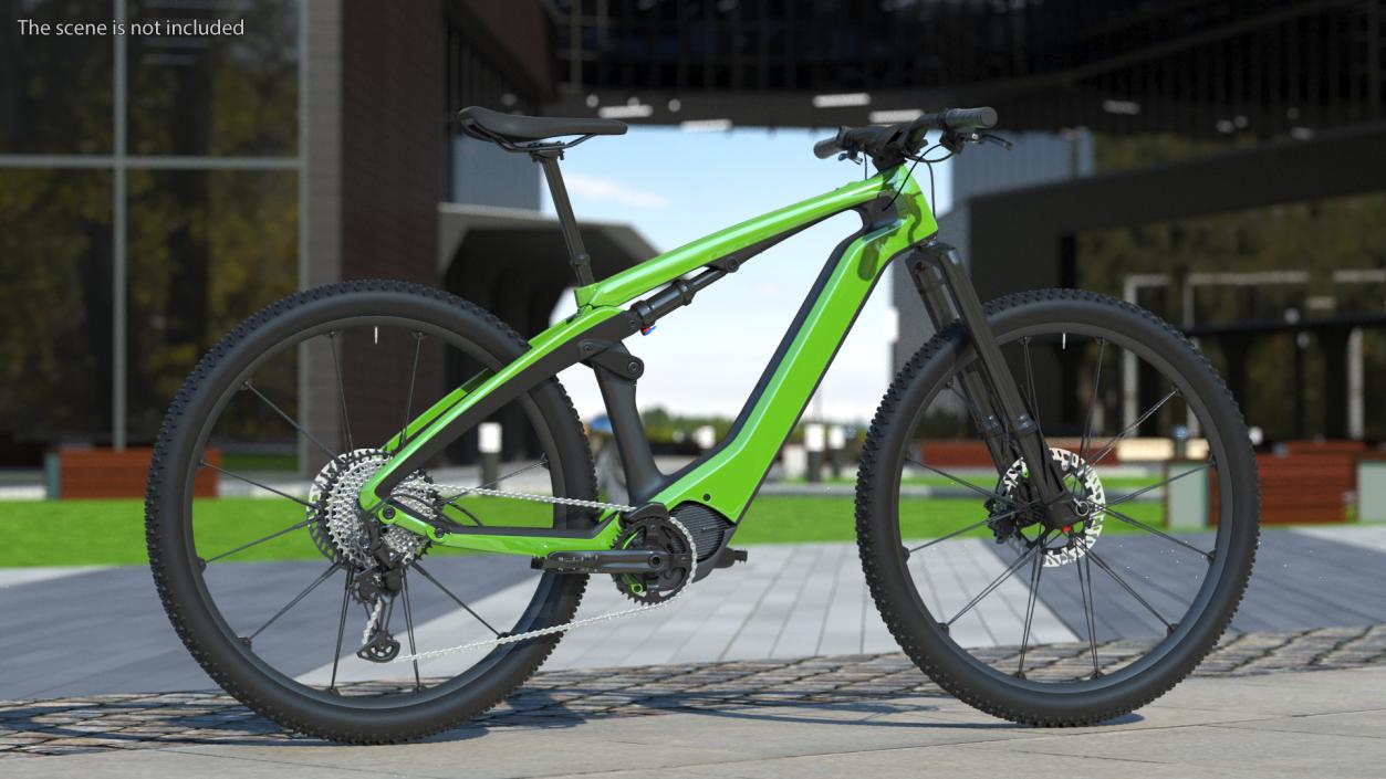 Rigged Electric Bikes Collection 3D