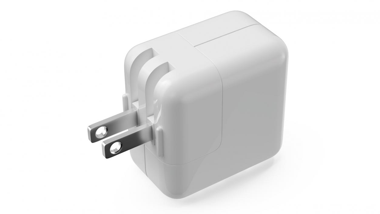 Apple 12W USB Power Adapter Assembled 3D