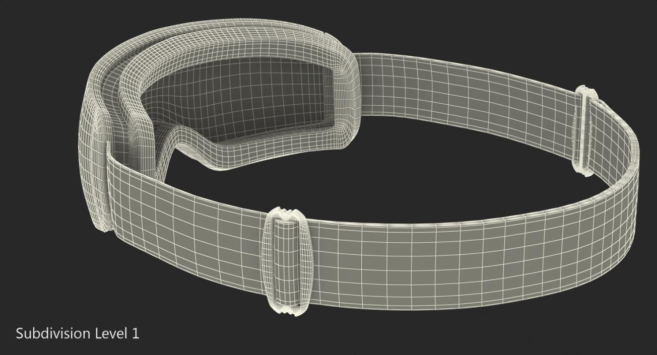 3D Ski Goggles Atomic model