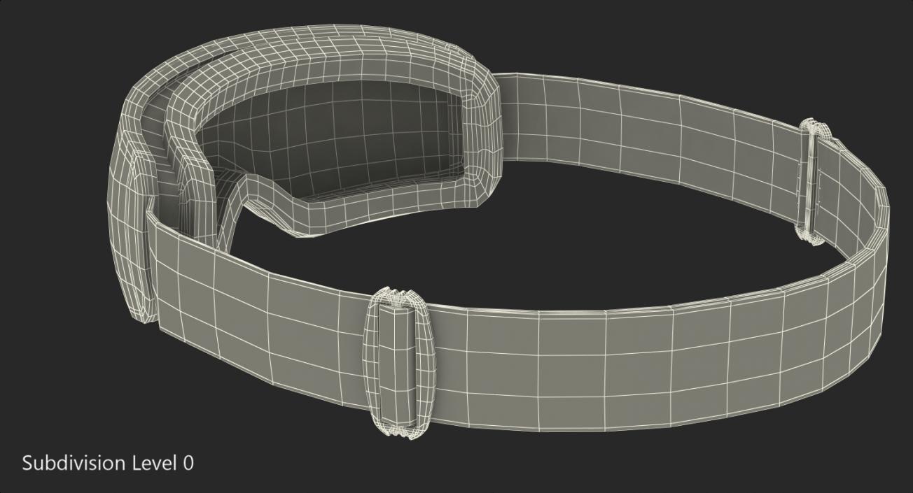 3D Ski Goggles Atomic model