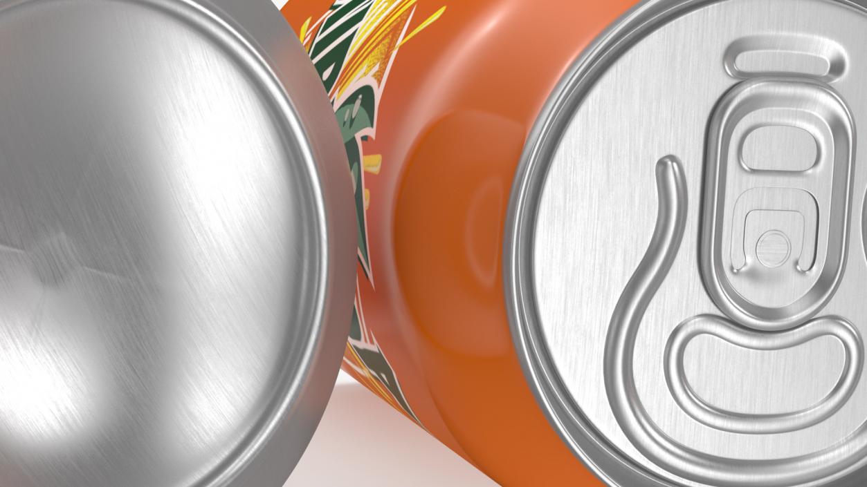 3D Mirinda Orange 033L Can model