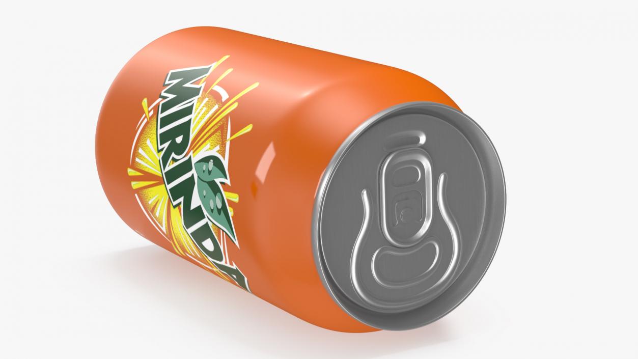 3D Mirinda Orange 033L Can model