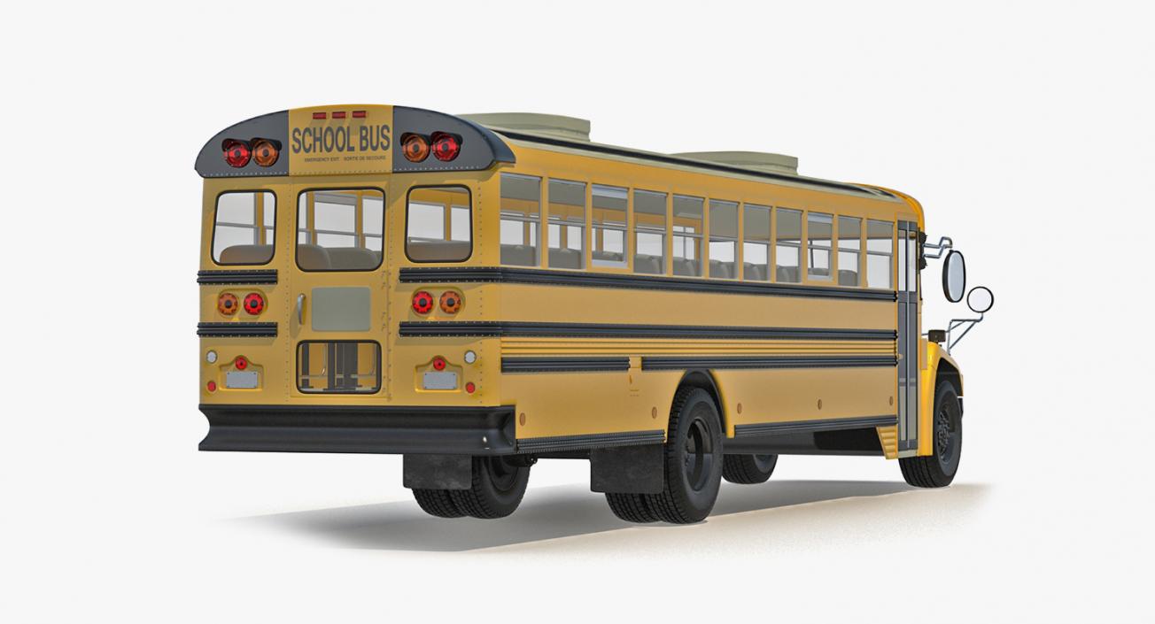 3D model School Buses Collection 2