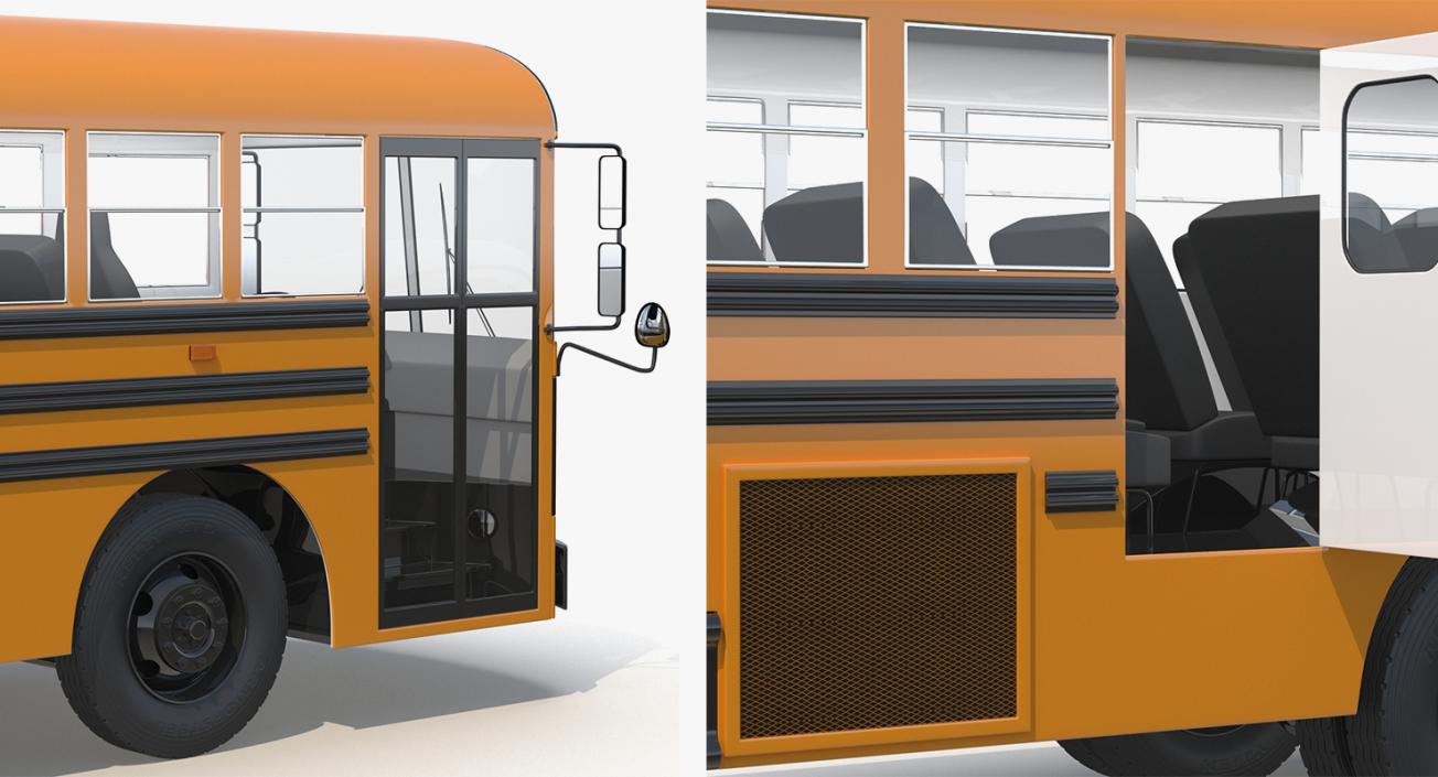 3D model School Buses Collection 2