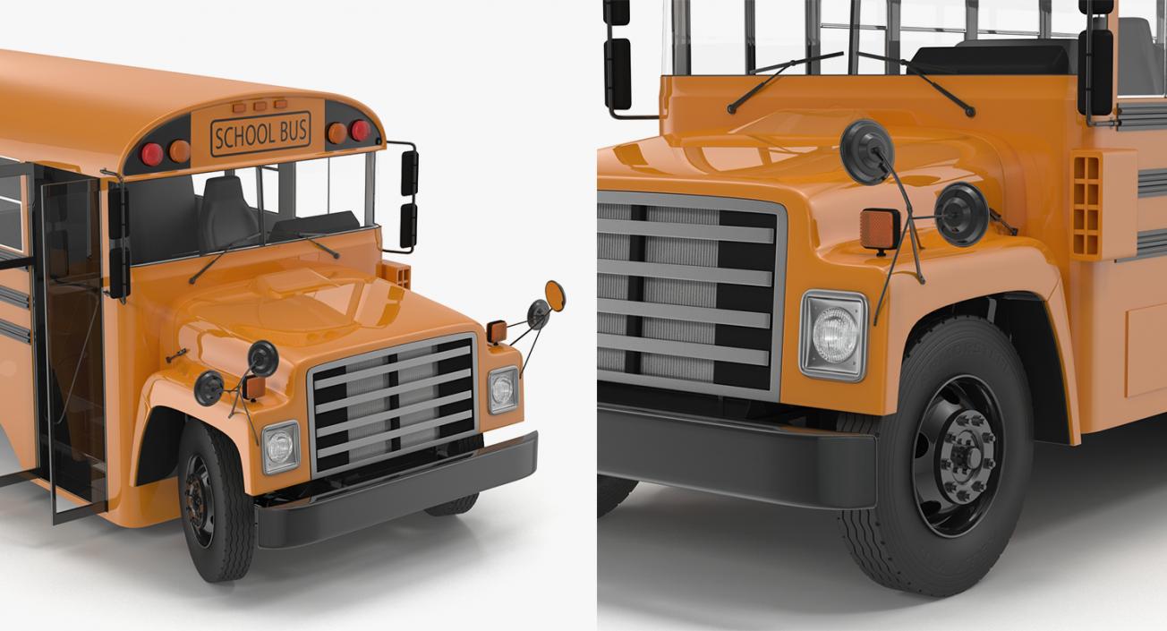 3D model School Buses Collection 2