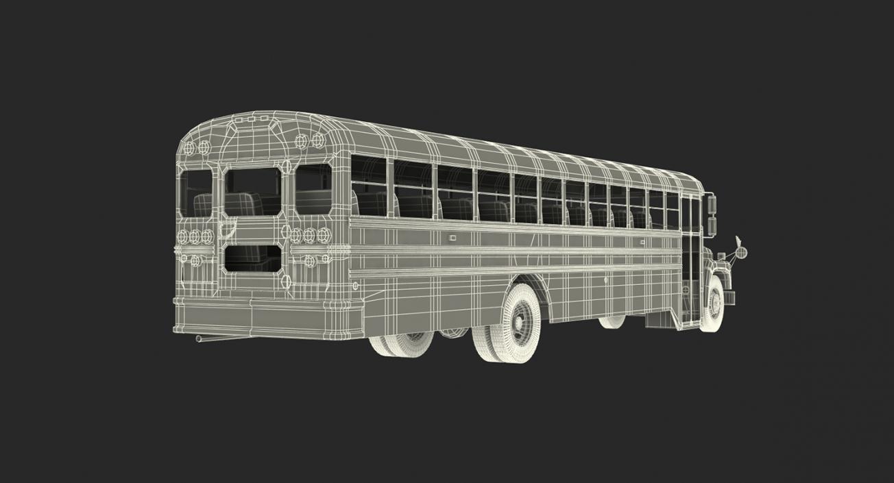 3D model School Buses Collection 2