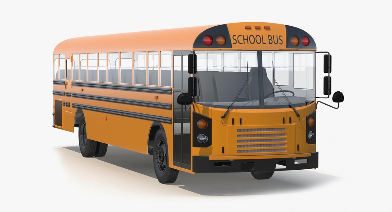 3D model School Buses Collection 2