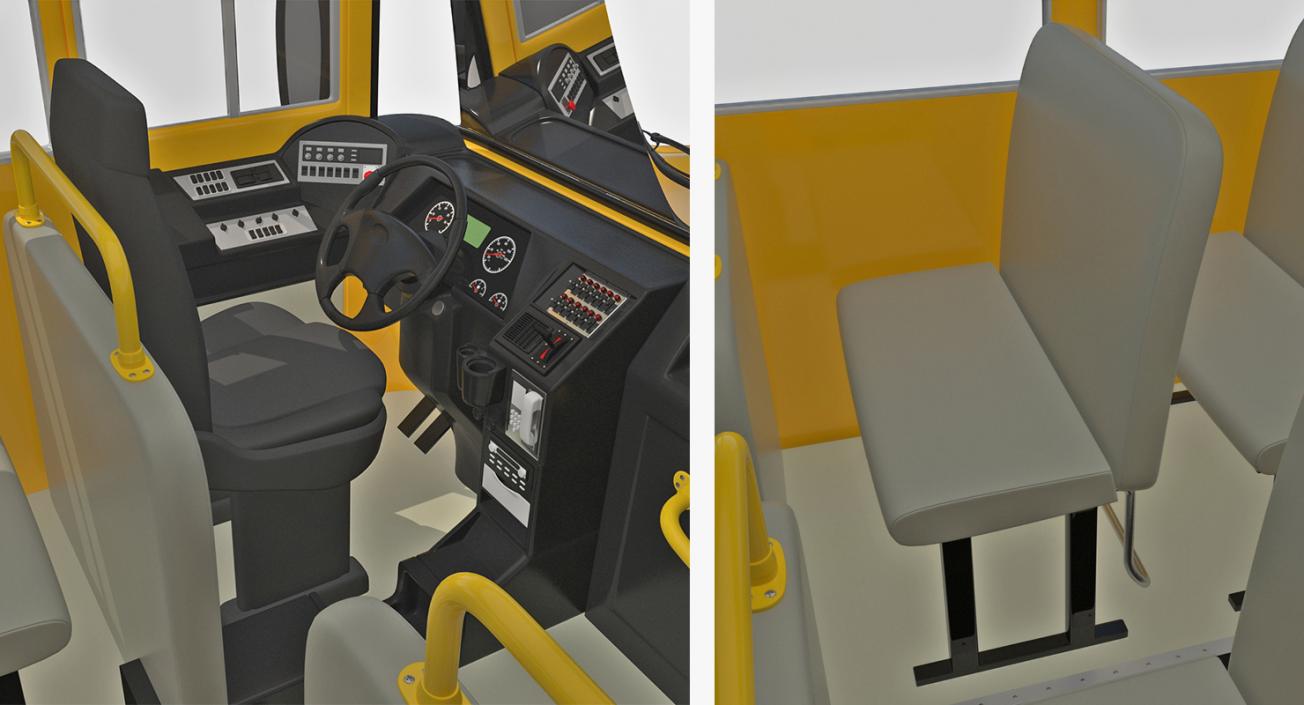 3D model School Buses Collection 2