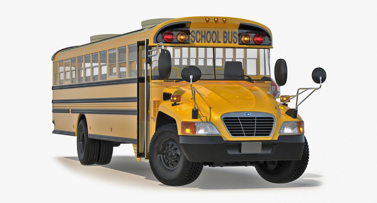 3D model School Buses Collection 2