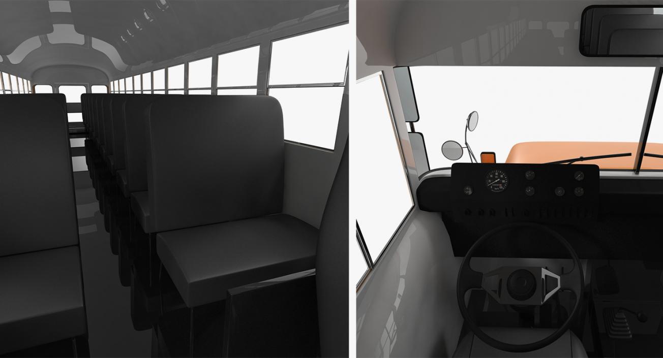 3D model School Buses Collection 2