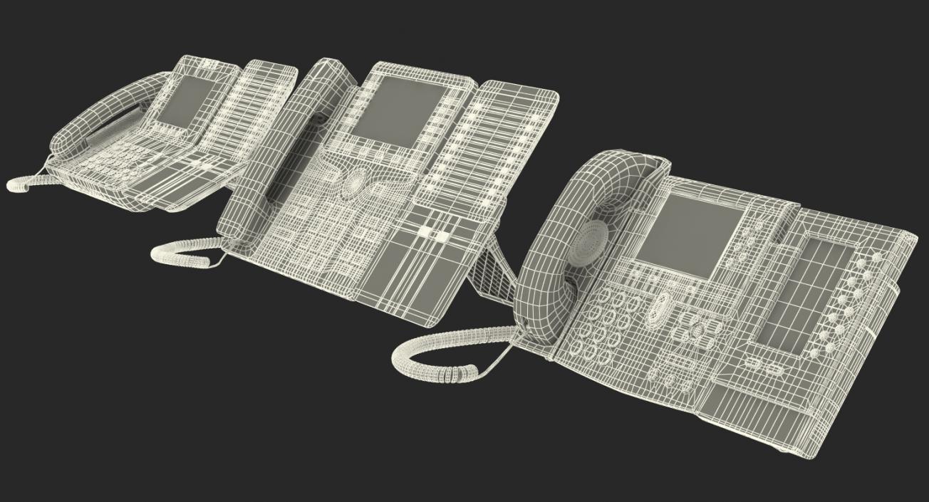 3D Cisco IP Phones Collection 6 model