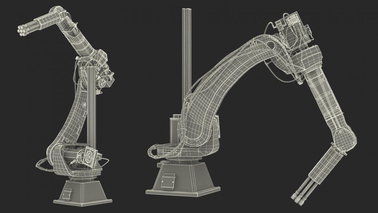 Sparrow Robotic Arm Amazon Rigged for Maya 3D