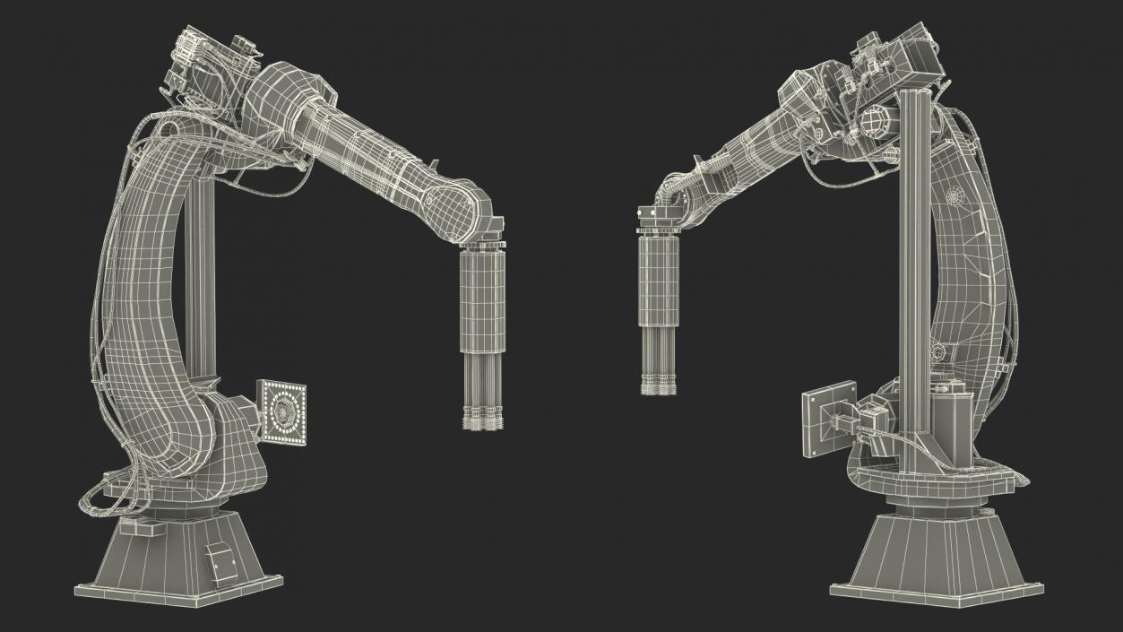 Sparrow Robotic Arm Amazon Rigged for Maya 3D