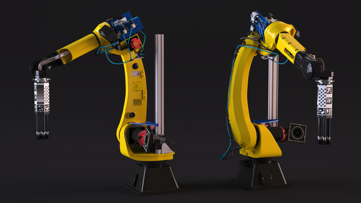 Sparrow Robotic Arm Amazon Rigged for Maya 3D