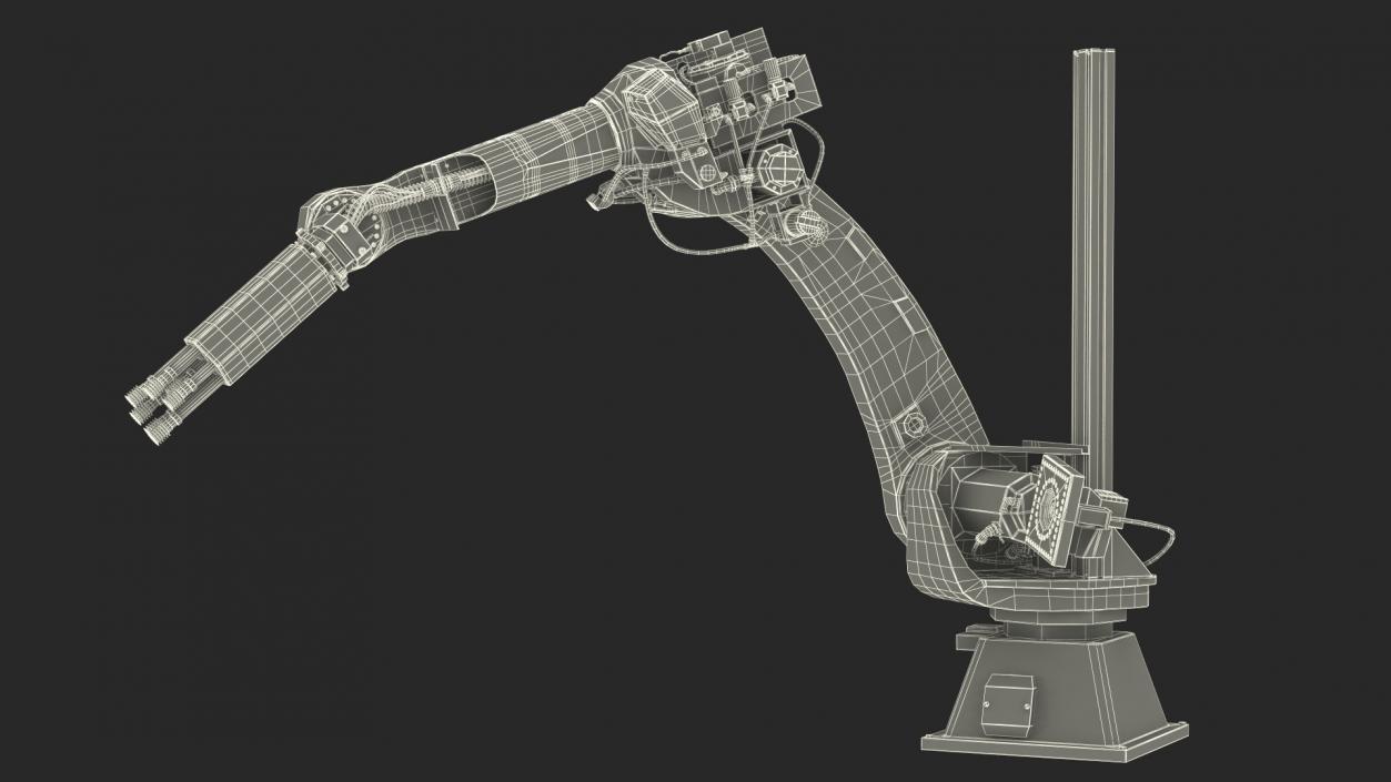 Sparrow Robotic Arm Amazon Rigged for Maya 3D